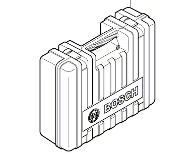 Valise plastique pour BOSCH GSH 5 E et GSH 5 CE